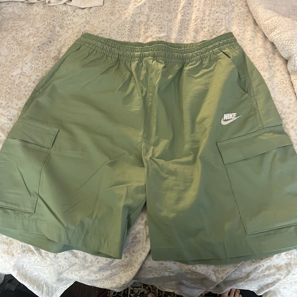 Nike Olive Green Cargo Shorts